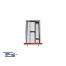 BLUM ORGA-LINE Facheinteilungs-Set KB 350 - 449/NL 550 mm Edelstahl/Kunststoff