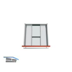 BLUM ORGA-LINE Facheinteilungs-Set KB 450 - 599/NL 500 mm Edelstahl/Kunststoff