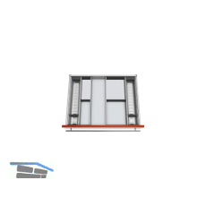 BLUM ORGA-LINE Facheinteilungs-Set KB 700 - 799/NL 450 mm Edelstahl/Kunststoff