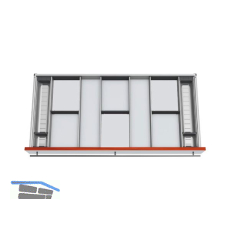 BLUM ORGA-LINE Facheinteilungs-Set KB 1100 - 1199/NL 550 mm Edelstahl/Kunststoff