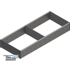 BLUM ORGA-LINE Einzel-Set Korpusbreite 305/NL500 mm Edelstahl/Kunststoff