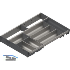 BLUM ORGA-LINE Einzel-Set KB 500/NL 550 mm Edelstahl/Kunststoff