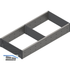 BLUM ORGA-LINE Einzel-Set Korpusbreite 305/NL450 mm Edelstahl/Kunststoff