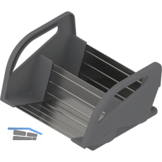 BLUM ORGA-LINE Gew�rzhalter, KB 300 mm, Breite 212 mm, KS Staubgrau/Edelstahl