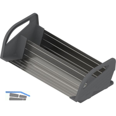 BLUM ORGA-LINE Gew�rzhalter, KB 450 mm, Breite 362 mm, KS Staubgrau/Edelstahl