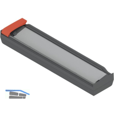 BLUM ORGA-LINE Folienschneider-Alufolie,KS/Stahl/Aluminium Staubgrau