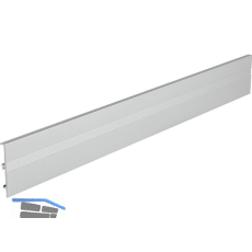 HAWA-FORTE Reling, 48 x 5 mm, L�nge 3000 mm, Aluminium eloxiert