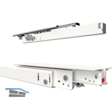 FULTERER FR 777A Kulissenauszug, L�nge 500 mm, Stahl wei� pulverbeschichtet