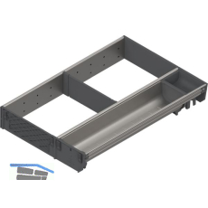 BLUM ORGA-LINE Einzel-Set KB 400/NL 450 mm Edelstahl/Kunststoff