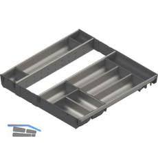 BLUM ORGA-LINE Schalen-Set KB 600/NL 550 mm Edelstahl/Kunststoff