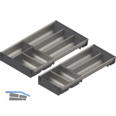 BLUM ORGA-LINE Schalen-Set KB 700 - 799/NL 500 mm Edelstahl/Kunststoff