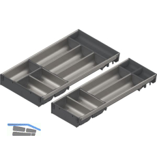 BLUM ORGA-LINE Schalen-Set KB 700 - 799/NL 550 mm Edelstahl/Kunststoff