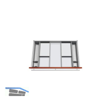 BLUM ORGA-LINE Facheinteilungs-Set KB 800 - 899/NL 550 mm Edelstahl/Kunststoff