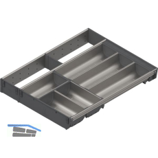 BLUM ORGA-LINE Schalen-Set KB 1000 - 1099/NL 500 mm Edelstahl/Kunststoff