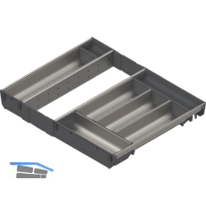 BLUM ORGA-LINE Schalen-Set KB 600/NL 450 mm Edelstahl/Kunststoff