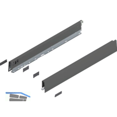 BLUM MERIVOBOX Zarge H�he N, NL 550, Oriongrau-matt