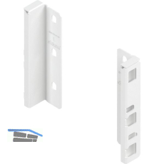 BLUM MERIVOBOX Holzr�ckwandhalter H�he K, Seidenwei�-matt