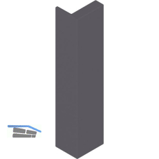 BLUM MERIVOBOX Abdeckkappe H�he E, Oriongrau