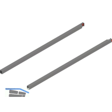 BLUM MERIVOBOX L�ngreling NL 600, Indiumgrau-matt