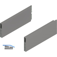 BLUM MERIVOBOX Boxcap H�he E, NL 270, Indiumgrau-matt