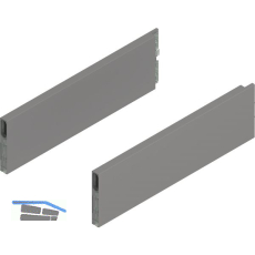 BLUM MERIVOBOX Boxcap H�he E, NL 350, Indiumgrau-matt