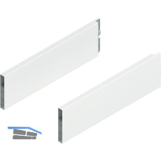 BLUM MERIVOBOX Boxcap H�he E, NL 350, Seidenwei�-matt