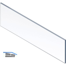 BLUM MERIVOBOX Einschubelement-Vorne, H=142,5, KB=600 (18/19), Glas klar