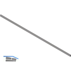 BLUM MERIVOBOX Querreling f�r Innenauszug, L�nge 1059 mm, Alu Indiumgrau-matt