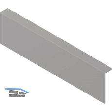 BLUM AMBIA-LINE Holzr�ckwandadapter. H�he M, B242 mm, Stahl Indiumgrau