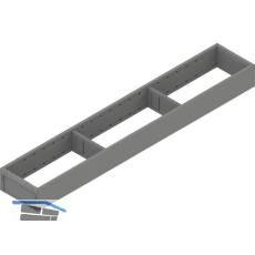 BLUM AMBIA-LINE Schubkastenrahmen schmal, NL600mm, Stahl Indiumgrau matt