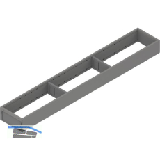 BLUM AMBIA-LINE Schubkastenrahmen schmal, NL650mm, Stahl Indiumgrau matt