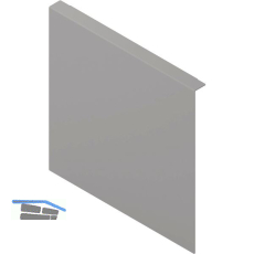 BLUM AMBIA-LINE Adapterprofil H�he F, B218mm, Stahl Indiumgrau