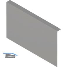 BLUM AMBIA-LINE Adapterprofil H�he C, B242 mm, Stahl Indiumgrau