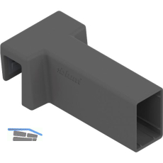 BLUM AMBIA-LINE Querrelinghalter Merivobox Einschubelement 8 mm Oriongrau matt