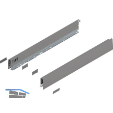 BLUM MERIVOBOX SET H�he N, BLUMOTION B, 40kg, NL 550, Indiumgrau