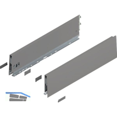 BLUM MERIVOBOX SET H�he K, BLUMOTION B, 40kg, NL 300, Indiumgrau