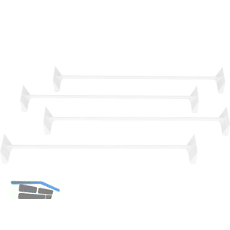 SERVETTO Hosenhalter-Stangen Papillon wei�