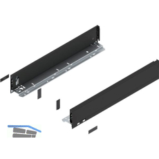 BLUM LEGRABOX pure Zarge H�he M, NL 500, Carbonschwarz-matt