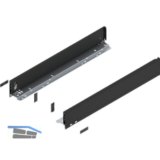 BLUM LEGRABOX pure Zarge H�he M, NL 600, Carbonschwarz-matt