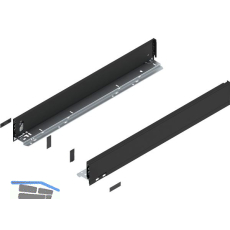 BLUM LEGRABOX pure Zarge H�he M, NL 650, Carbonschwarz-matt