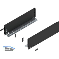 BLUM LEGRABOX pure Zarge H�he K, NL 450, Carbonschwarz-matt