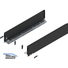BLUM LEGRABOX pure Zarge H�he K, NL 600, Carbonschwarz-matt