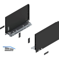 BLUM LEGRABOX pure Zarge H�he C, NL 270, Carbonschwarz-matt