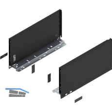 BLUM LEGRABOX pure Zarge H�he C, NL 350, Carbonschwarz-matt