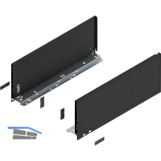 BLUM LEGRABOX pure Zarge H�he C, NL 450, Carbonschwarz-matt