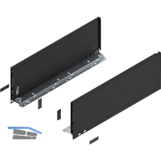 BLUM LEGRABOX pure Zarge H�he C, NL 500, Carbonschwarz-matt