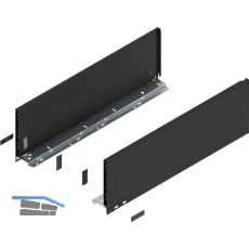 BLUM LEGRABOX pure Zarge H�he C, NL 550, Carbonschwarz-matt
