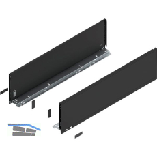 BLUM LEGRABOX pure Zarge H�he C, NL 650, Carbonschwarz-matt
