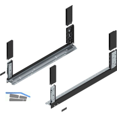 BLUM LEGRABOX free, Zarge H�he C, NL 650, Carbonschwarz-matt