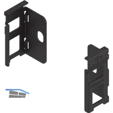 BLUM LEGRABOX Holzr�ckwandhalter H�he N, Carbonschwarz-matt